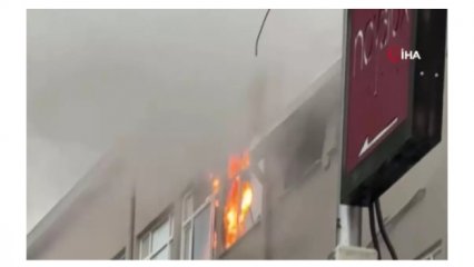 EYÜP SULTANDA FABRİKA YANGINI 