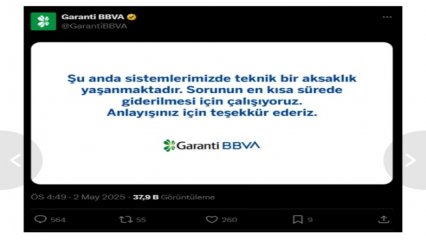 GARANTİ BBVA ÇÖKTÜ 