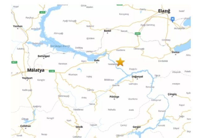 ELAZIĞ DAN KORKUTAN DEPREM