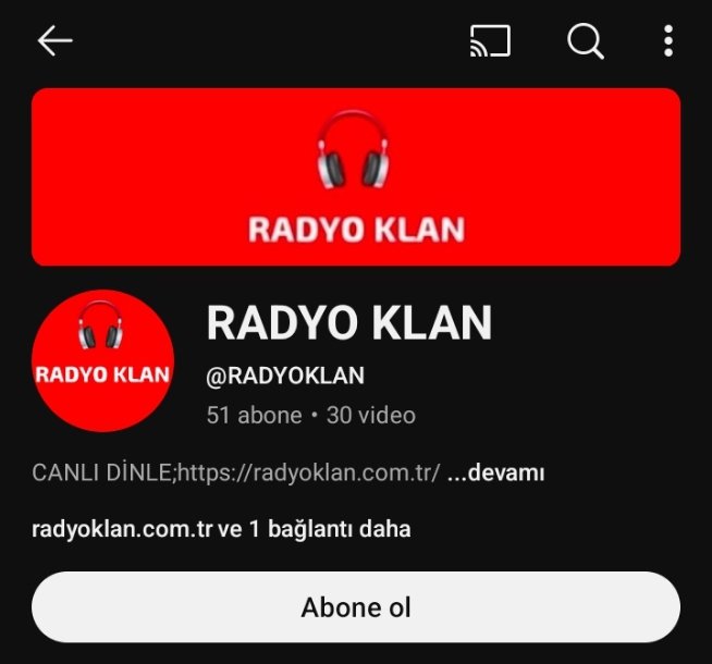 YOUTUBE KANALIMIZA  ABONE OLABİLİRSİNİZ‼️