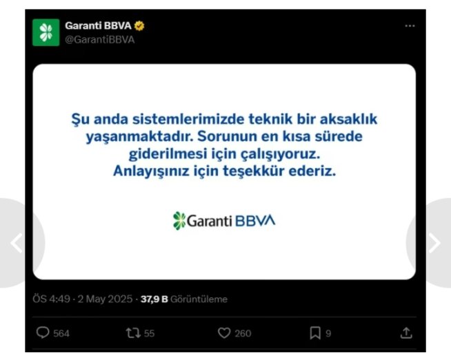 GARANTİ BBVA ÇÖKTÜ